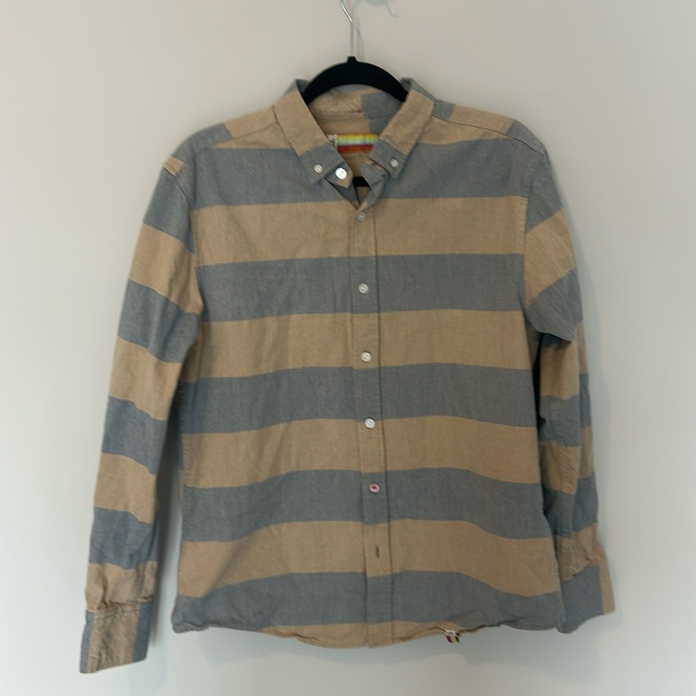 Slvdr men’s striped shirt- sz l